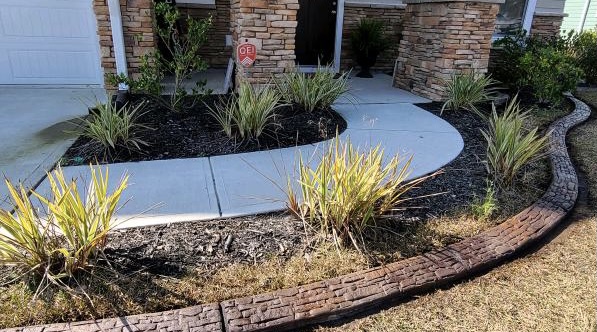 Concrete edging